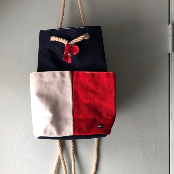 Tommy Hilfiger Handbags - Tommy Hilfiger Adjustable Color Block Backpack